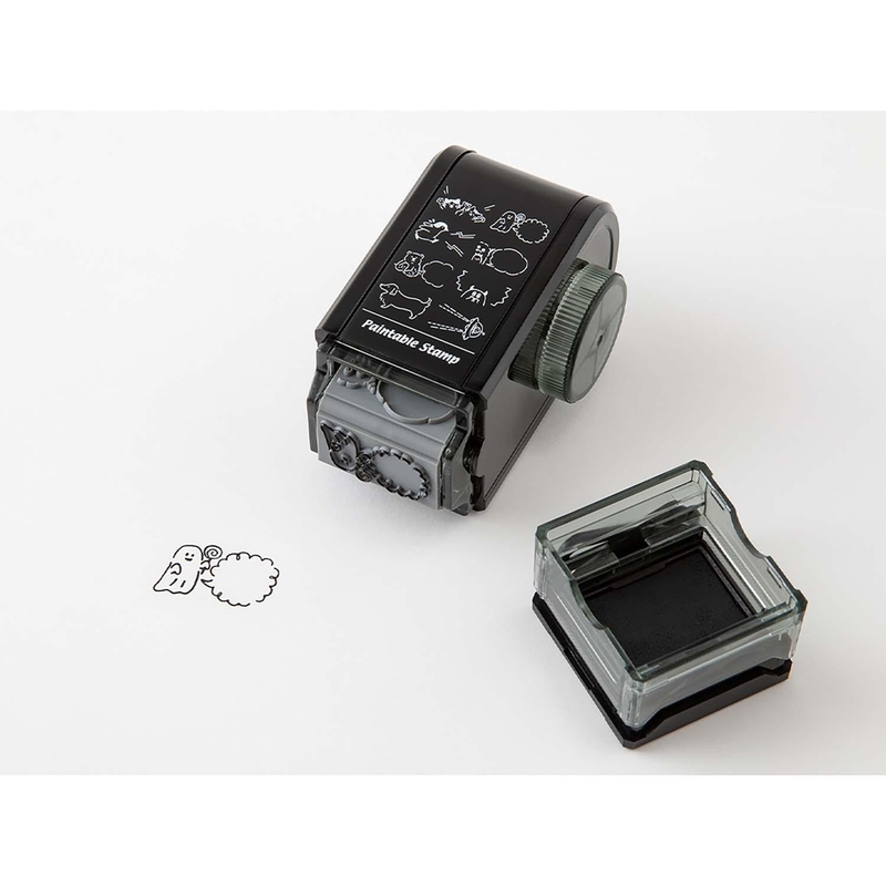 Midori Midori Paintable Rotating Stamp Dial Speech Bubble