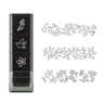 Midori Midori Paintable Stamp Timbro Roller Plant