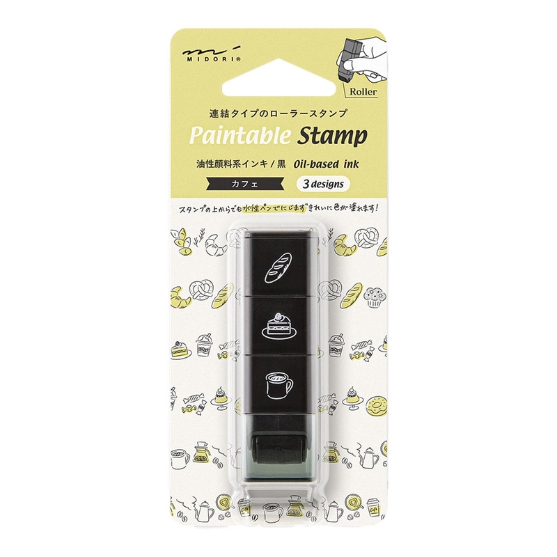 Midori Midori Paintable Stamp Roller Cafè