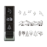 Midori Midori Paintable Stamp Timbro Roller Mountain View
