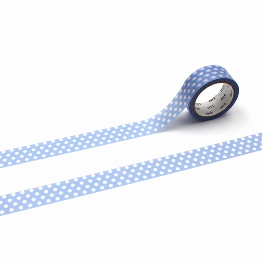 MT 1P Dot Washi Tape Light Blue Purple
