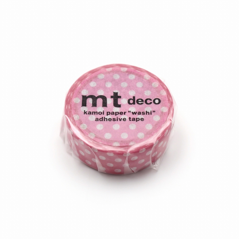 MT Masking Tape MT 1P Dot Washi Tape Aurora Pink