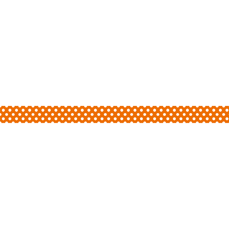 MT Masking Tape MT 1P Dot Washi Tape Deep Orange