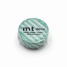 MT Masking Tape MT 1P Stripe Washi Tape Emerald Green