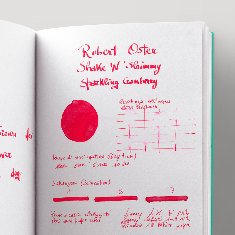 Robert Oster Shake 'N' Shimmy Sparkling Cranberry Inchiostro 50 ml