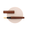 Wancher Wancher Sekai Aizu Urushi Penna Stilografica Verawood