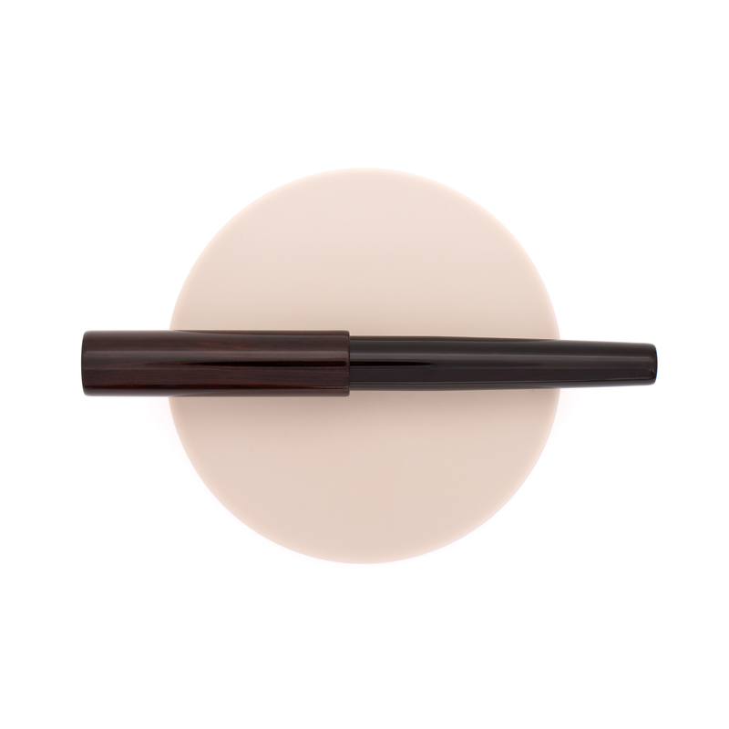 Wancher Wancher Sekai Aizu Urushi Fountain Pen Ebony