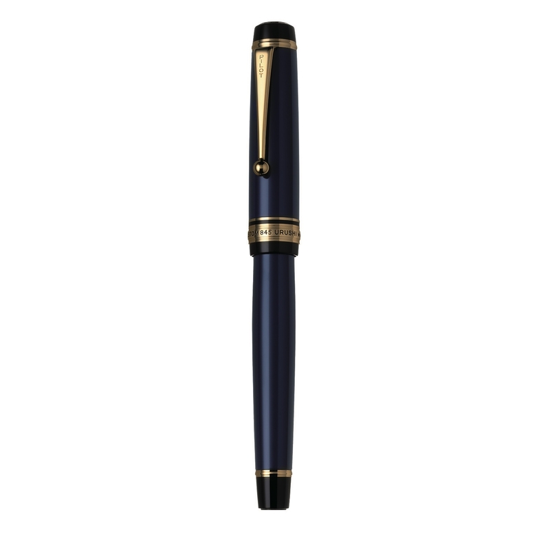 Pilot Pilot Custom 845 Urushi Penna Stilografica Ebanite Blu