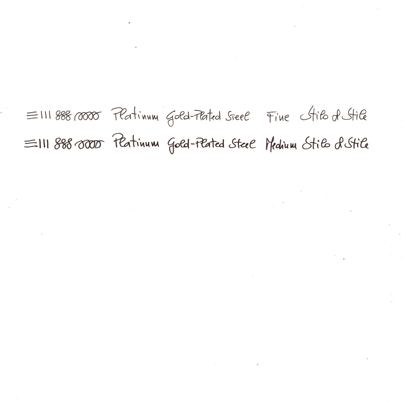 Platinum Platinum Biso Penna Stilografica Flame Red