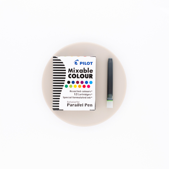 Pilot Mixable Colour 12 Ink Cartridges for Parallel Pen