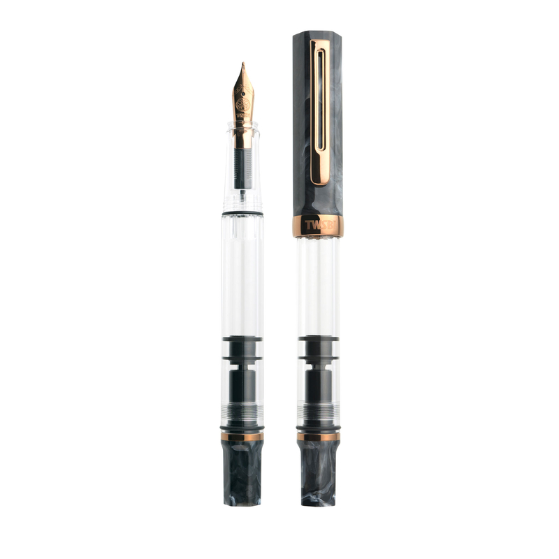 TWSBI Twsbi Eco Penna Stilografica Black Marble & Bronze