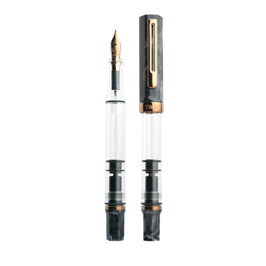 Twsbi Eco Penna Stilografica Black Marble & Bronze