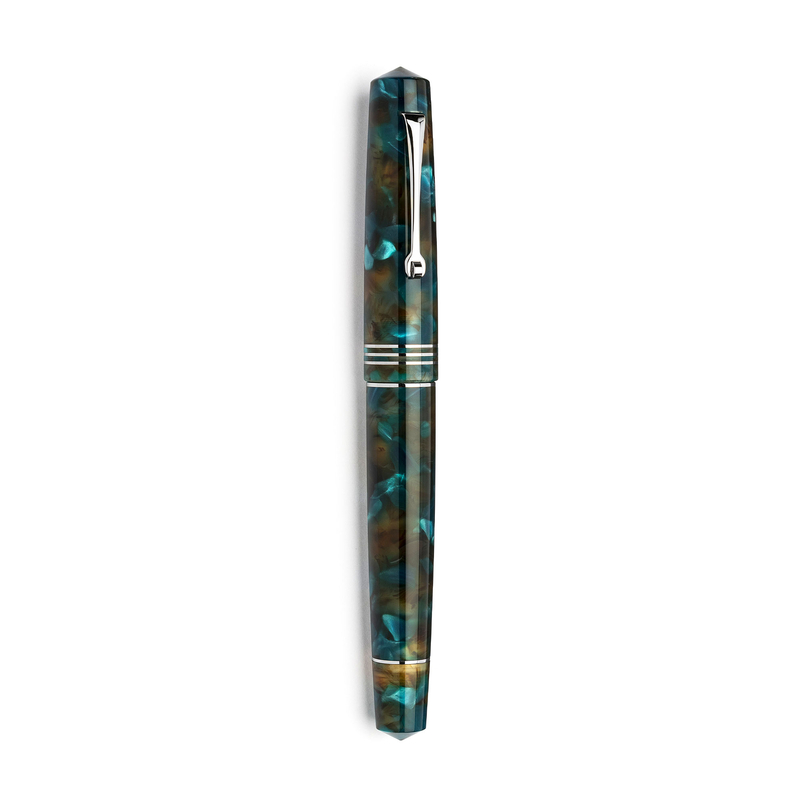 Leonardo Officina Italiana Leonardo Momento Zero Penna Stilografica Pausilya & Rodio 14k