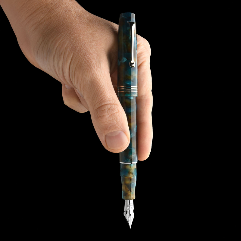 Leonardo Officina Italiana Leonardo Momento Zero Fountain Pen Pausilya & Rhodium