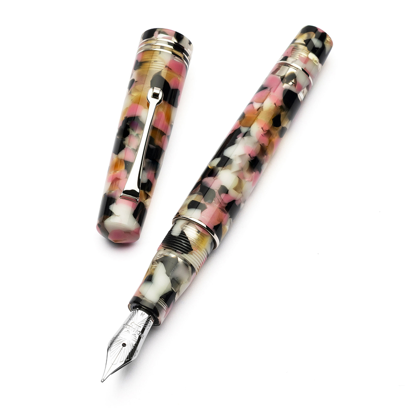Leonardo Officina Italiana Leonardo Momento Zero Fountain Pen Corricella & Rhodium 14k