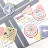 Bande Bande Washi Tape Adesivo in Rotolo Scrivibile Segnali Stradali
