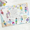 Bande Bande Washi Tape Dress-up Cat Girls' Party