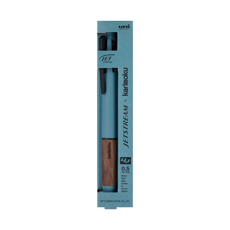 Uni Uni Jetstream x Karimoku 4&1 Multi Pen Steel Blue