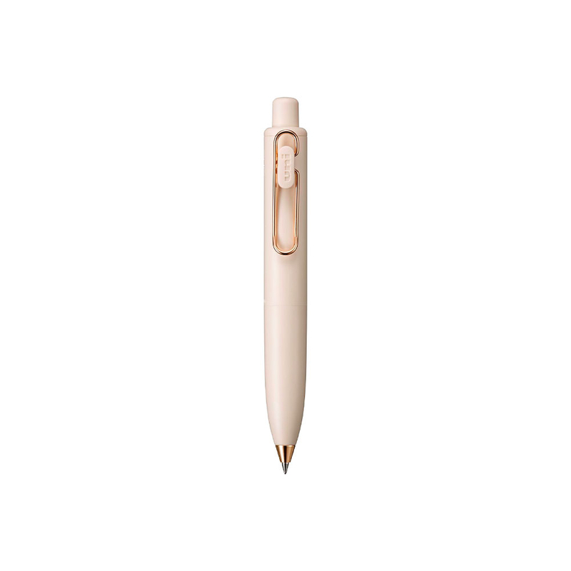Uni Uni-ball One P 0.5 mm Gel Pen Yogurt & Rose Gold