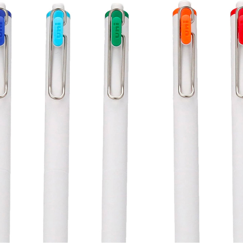Uni Uni-ball One 0.38 mm Set of 8 Gel Pens