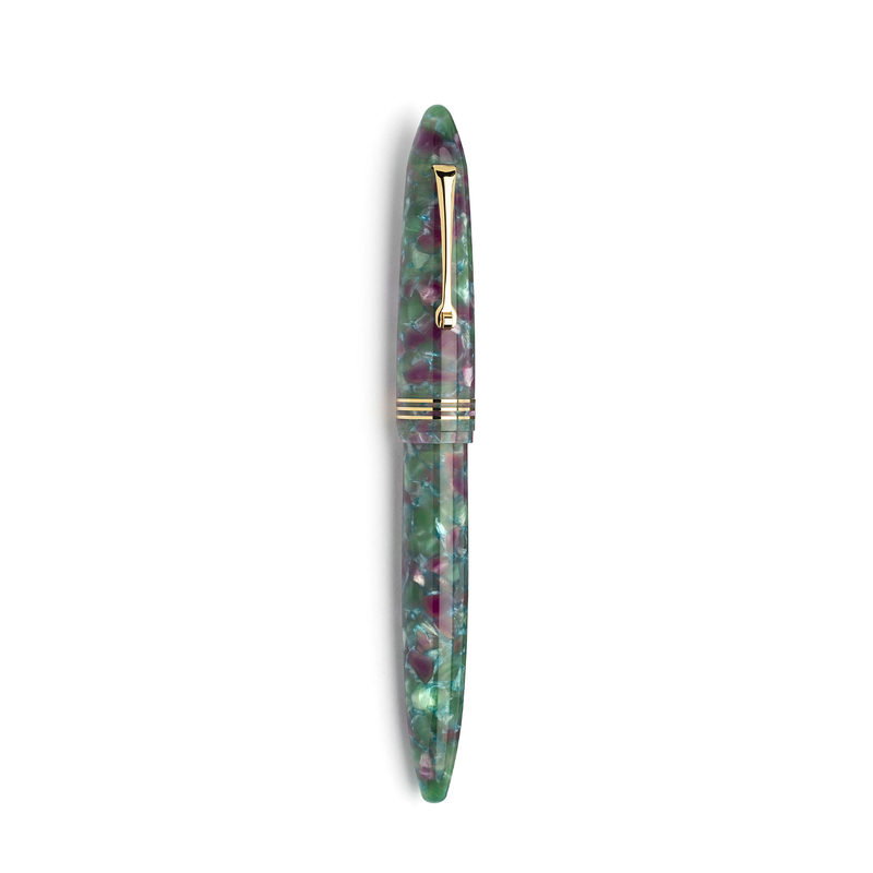 Leonardo Officina Italiana Leonardo Officina Italiana Furore Penna Stilografica Aquapetra & Oro 14 KT