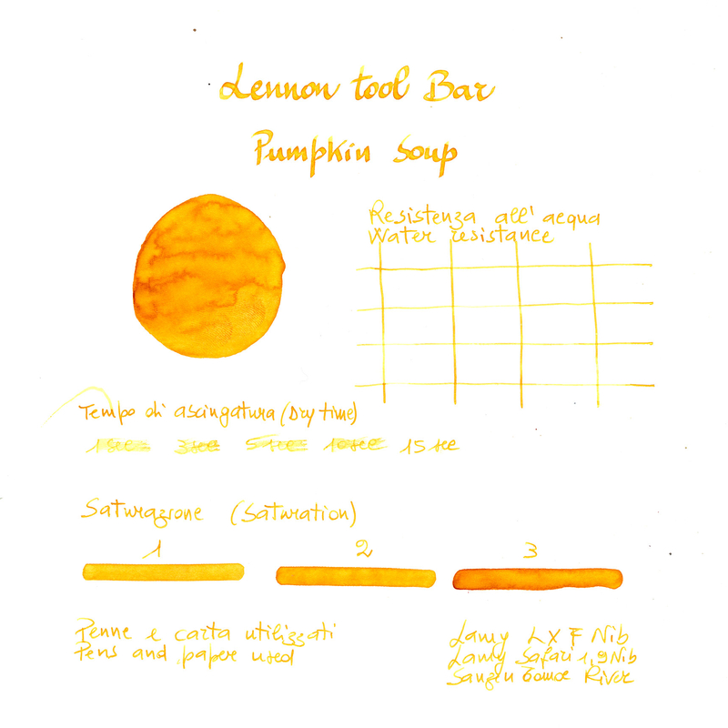 Lennon Tool Bar Lennon Tool Bar 2025 Winter Limited Pumpkin Soup Ink Bottle 30 ml