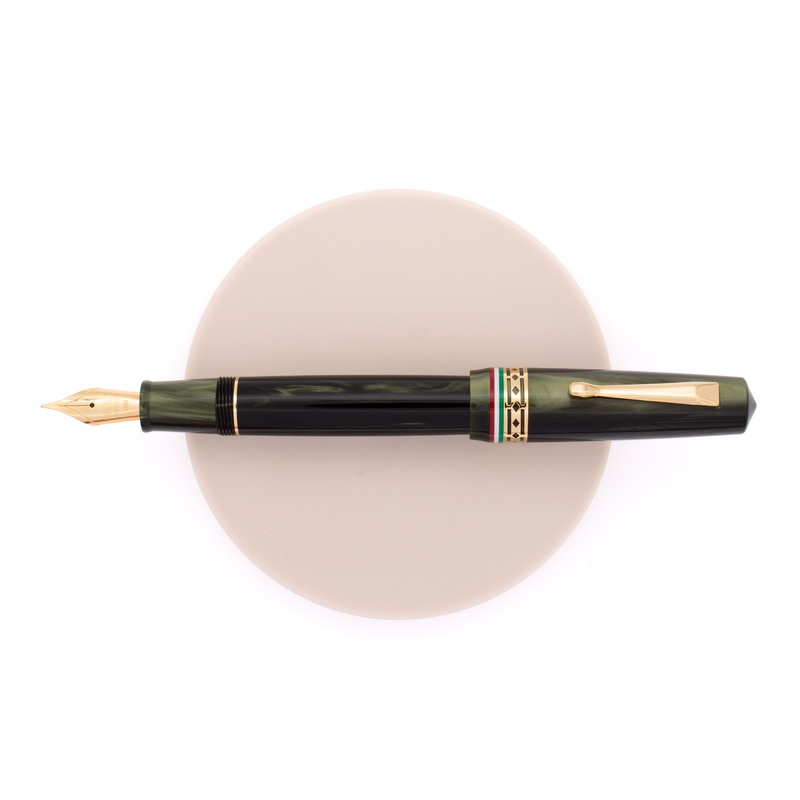 Radius Radius Settimo Fountain Pen Italia Green & Gold Limited Edition