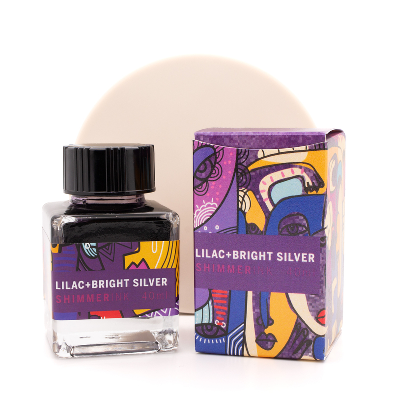Leonardo Officina Italiana Leonardo Lilac + Bright Silver Inchiostro 40 ml