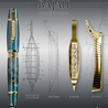 Delta Delta Indigenous People Penna Stilografica Bajau Edizione Limitata 14k