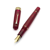 Leonardo Officina Italiana Leonardo Momento Zero Grande Pura Penna Stilografica Rossa & Oro Pennino 8