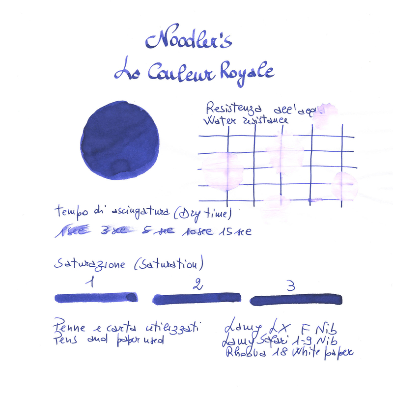 Noodler's La Couleur Royale Ink Bottle 3 oz