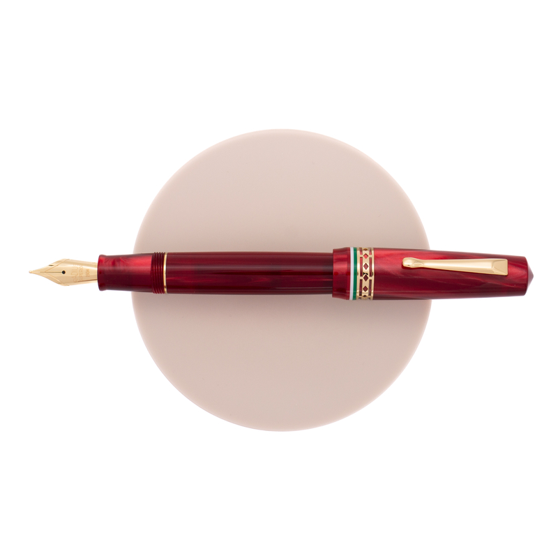 Radius Radius Settimo Penna Stilografica Italia Rossa & Oro Edizione Limitata