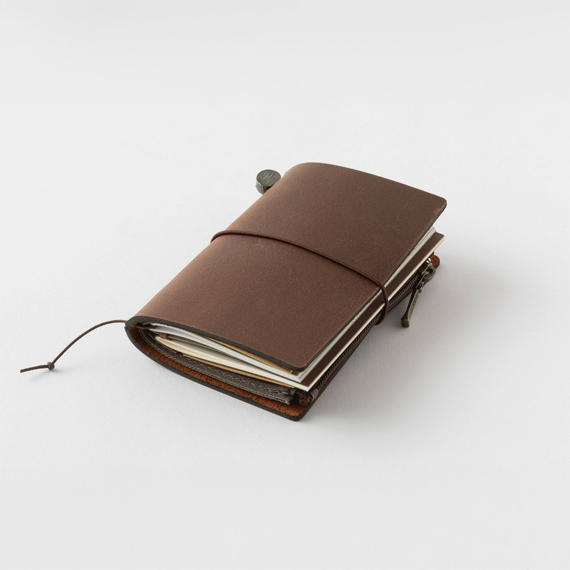 Traveler's Company Traveler's Notebook Card Size 20th Anniversary Set Marrone