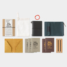 Traveler's Company Traveler's Notebook Card Size 20th Anniversary Set Nero