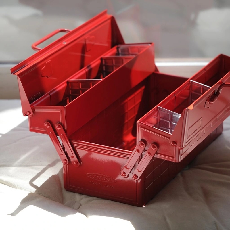 Toyo Steel Toyo Steel ST-350 Cassetta degli Attrezzi Rossa