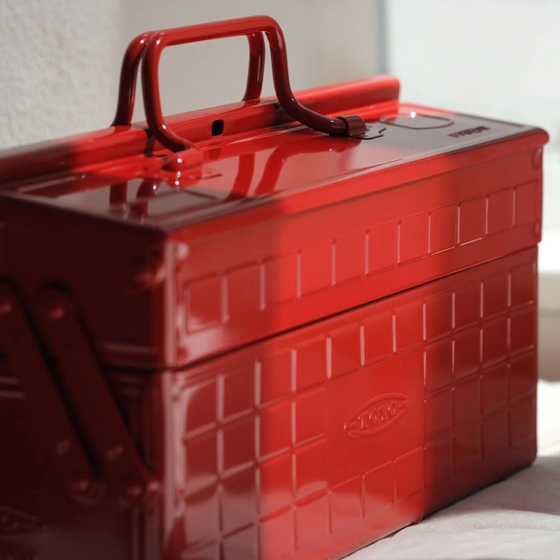 Toyo Steel Toyo Steel ST-350 Cassetta degli Attrezzi Rossa