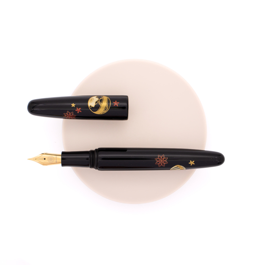 Wancher Dream Pen Echizen Urushi Penna Stilografica Temari