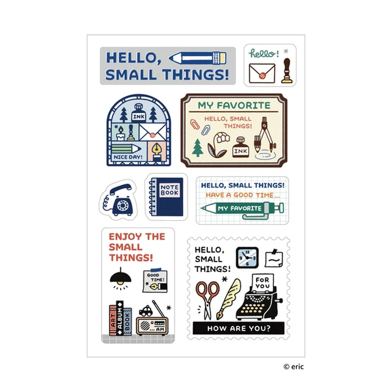 Sanby Sanby x Eric Small Things Multi Stickers My Desk