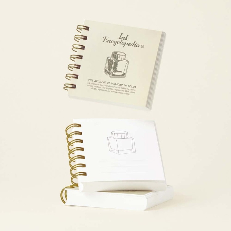 Wearingeul Wearingeul Ink Encyclopedia Quaderno Spirale per Prove di Inchiostro