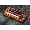 Galen Leather Galen Leather The Pen Station Wooden Pen Stand Mahogany