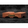 Galen Leather Galen Leather The Pen Bridge Wooden Pen Stand Mahogany