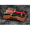 Galen Leather Galen Leather The Pen Arch Wooden Pen Stand Mahogany