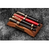 Galen Leather Galen Leather The Pen Arch Wooden Pen Stand Mahogany