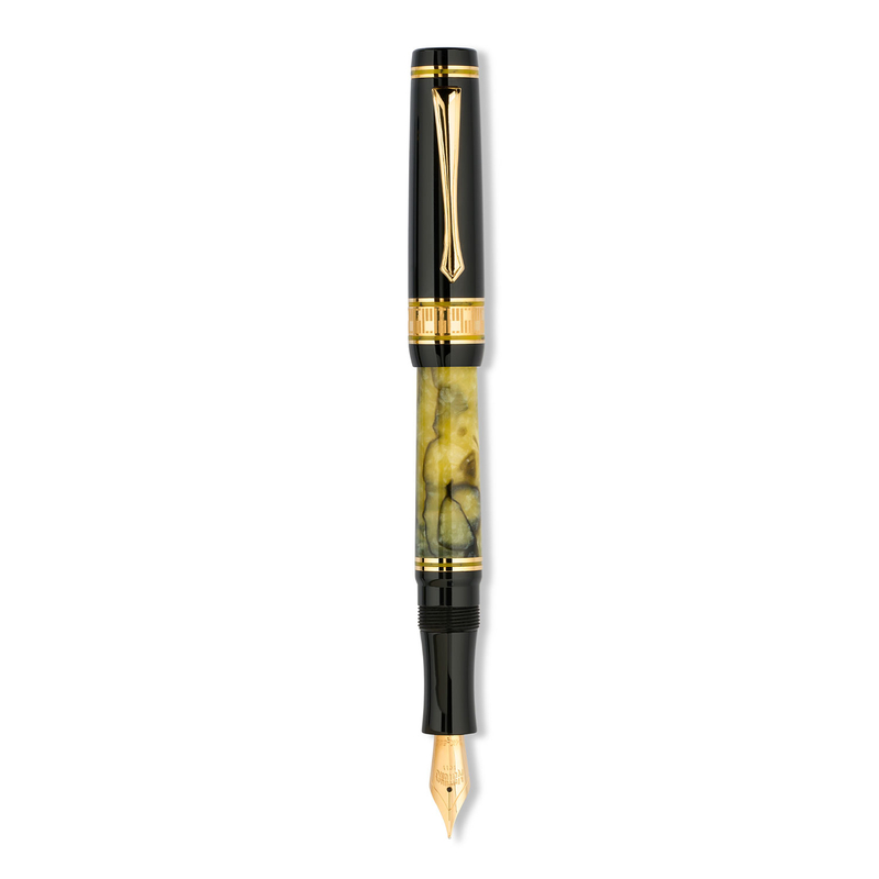 Nettuno Nettuno Superba Penna Stilografica Jade 14k Edizione Limitata