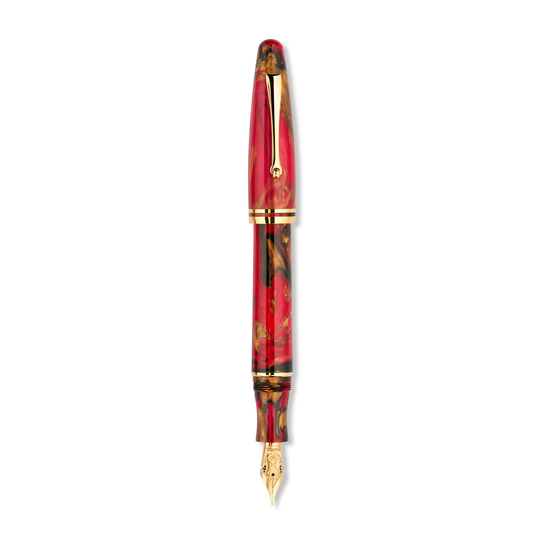Maiora Ultra Ogiva P Penna Stilografica Golden Rule Pennino 8 14k