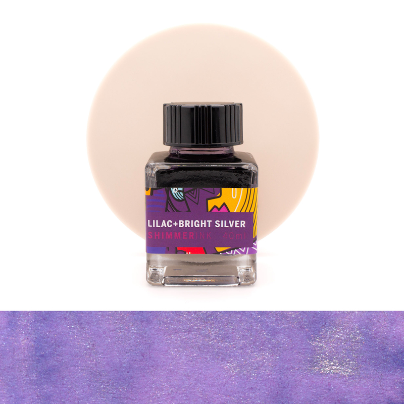 Leonardo Officina Italiana Leonardo Lilac + Bright Silver Ink Bottle 40 ml
