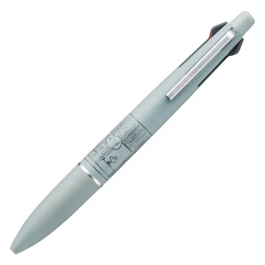 Uni x Peanuts Jetstream 4&1 0.5 mm Lite Touch Penna Multifunzione Mist Blue