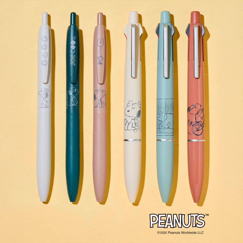 Uni Uni x Peanuts Jetstream 4&1 0.5 mm Lite Touch Penna Multifunzione Mist Blue
