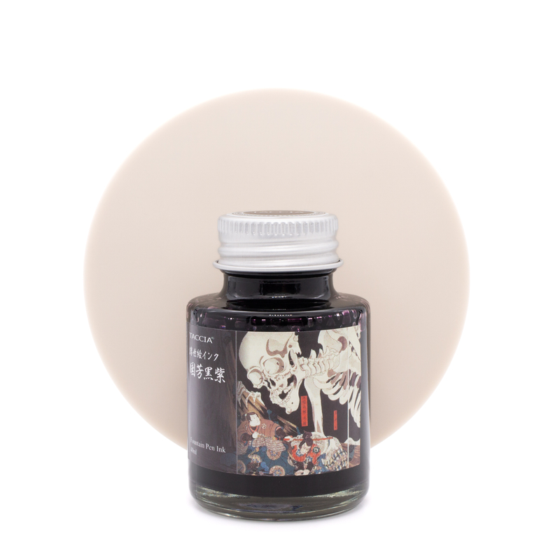 Taccia Taccia Ukiyo-e Kuniyoshi Kuro Murasaki Ink Bottle 40 ml