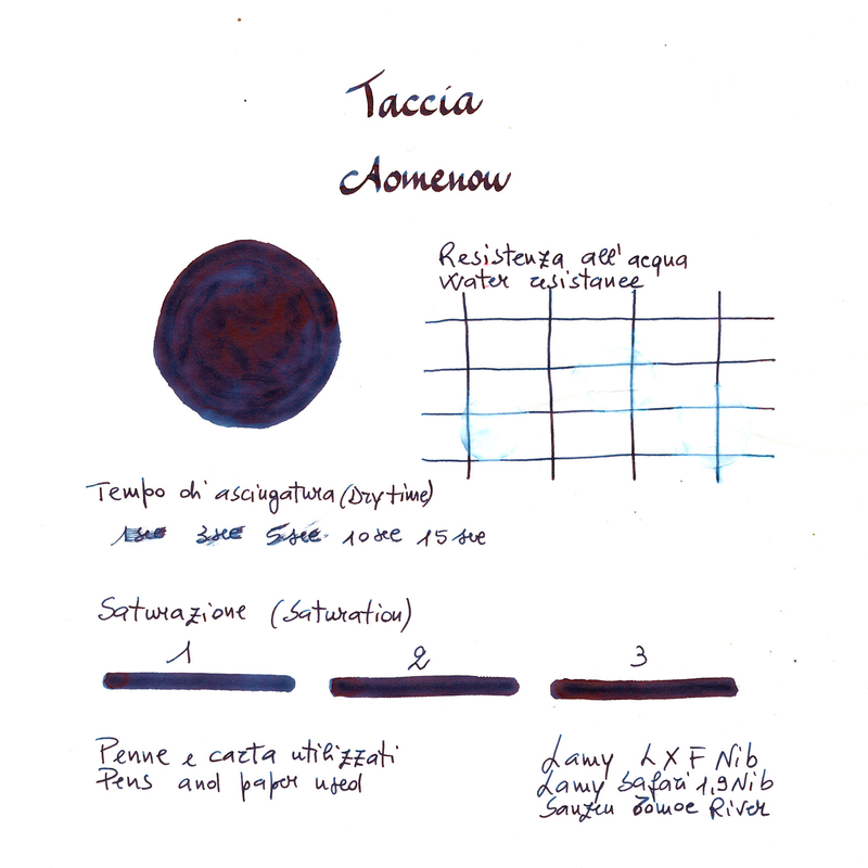 Taccia Taccia Ukiyo-e Kuniyoshi Aomenou Ink Bottle 40 ml